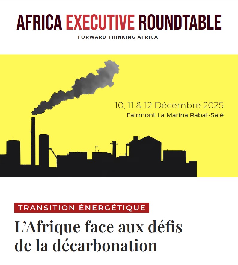 flyer de la conférence organisée par One Africa Forums sous le thème Transition énergétique : l’Afrique face aux défis de la décarbonation